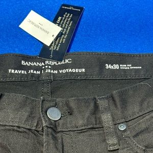 Banana Republic Travel Jean Black  - Men’s W34 x L30